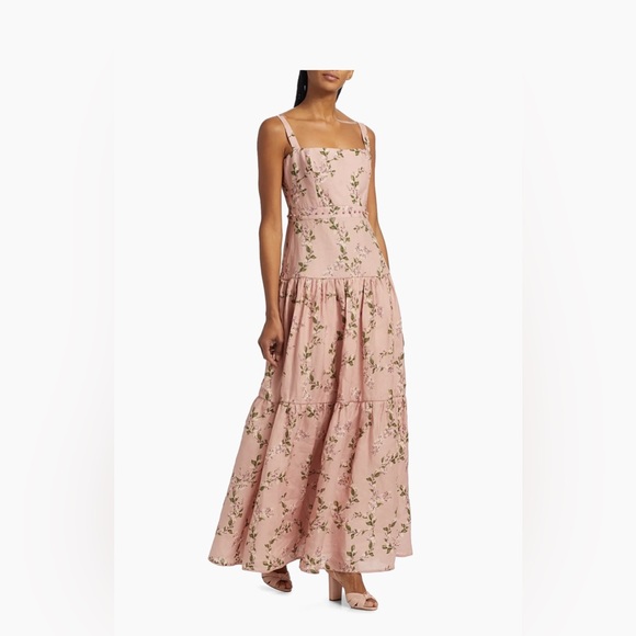 Agua by Agua Bendita Lima Orquidea Maxi Dress XL - Picture 1 of 9